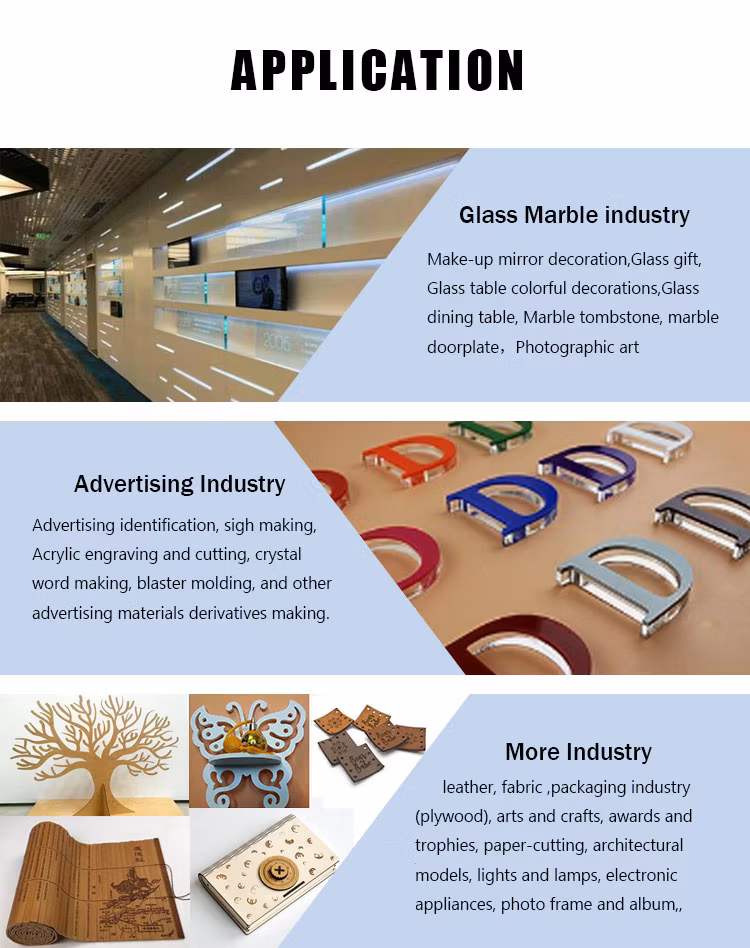 Customized Model 1610 Senke CO2 Common Laser Engraving Cutting for Paper Nonmetal CNC Machines