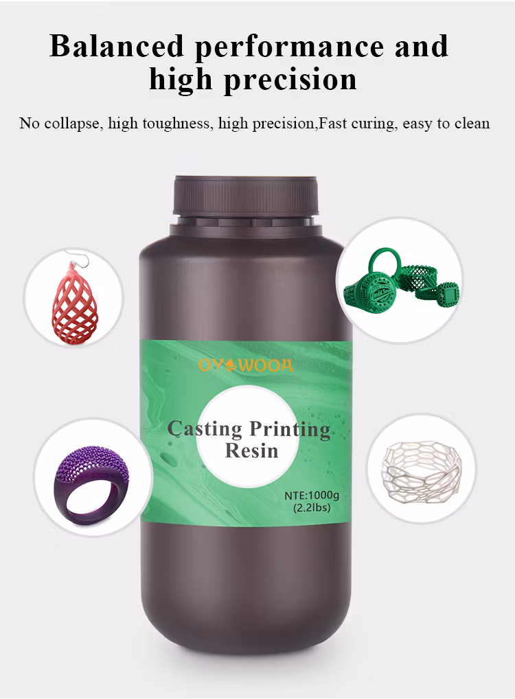 3D Printer High Wax Casting Photopolymer Resin LCD/DLP 3D Printer