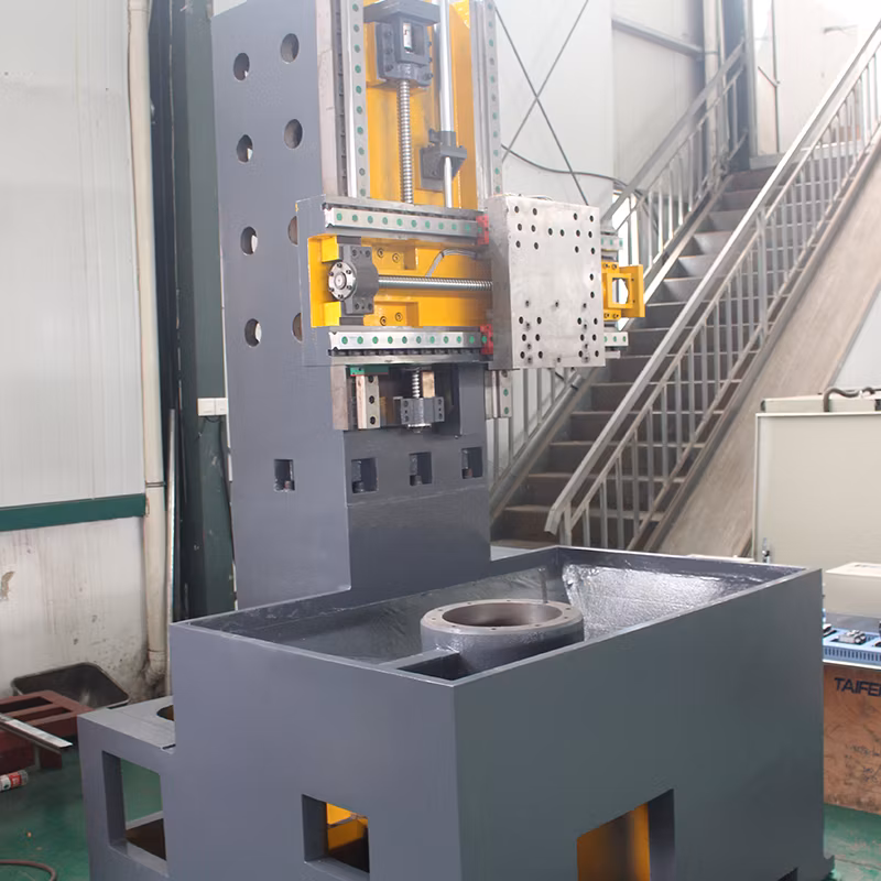 Vtc75 Manual Lathe 8-Station Turret CNC Vertical Lathe Machine Price