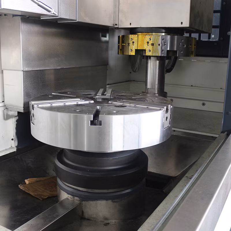 Vtc75 Manual Lathe 8-Station Turret CNC Vertical Lathe Machine Price