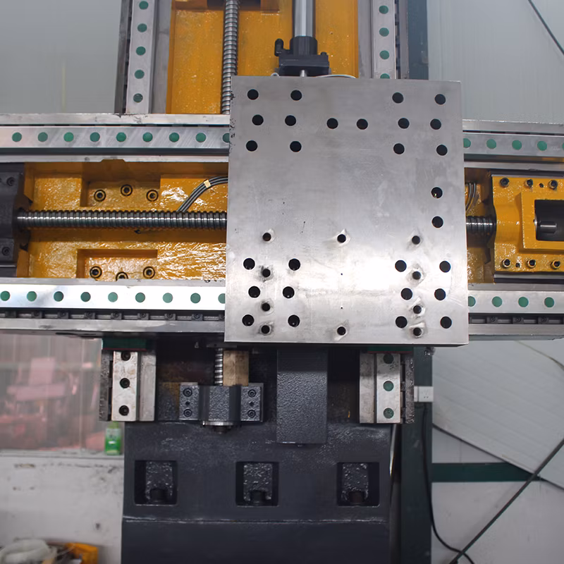 Vtc75 Manual Lathe 8-Station Turret CNC Vertical Lathe Machine Price