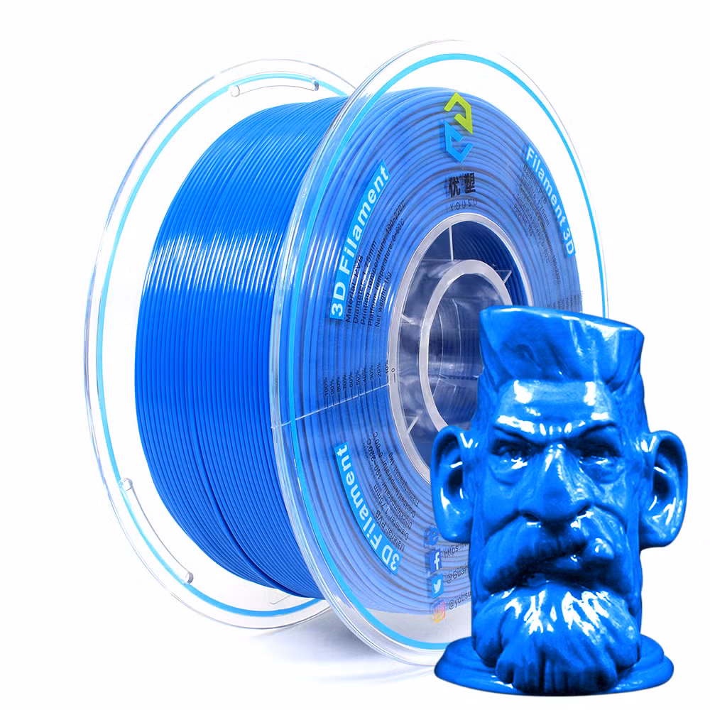 Imported USA Raw Materials Factory Wholesale Alcohol Polishing High Gloss 3D Printing PVB Filament 3D Printers Shiny Finish Materails Transparent PVB Filament