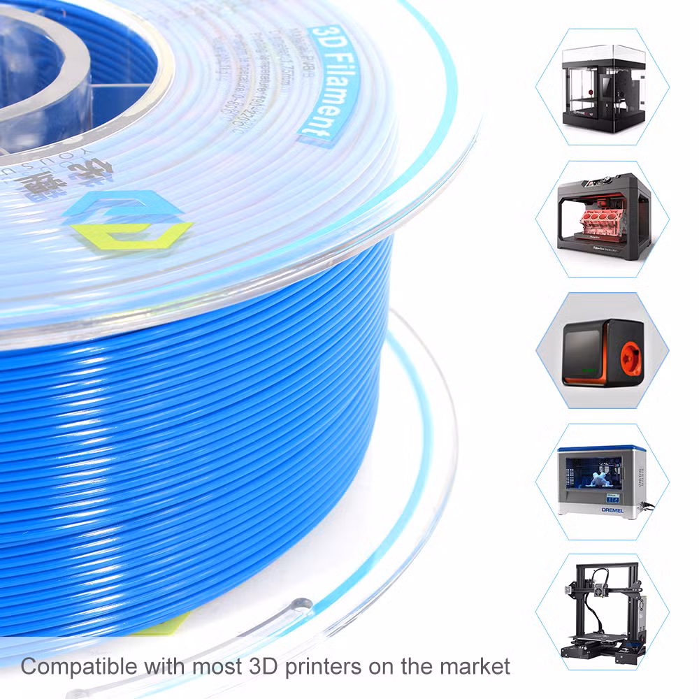 Imported USA Raw Materials Factory Wholesale Alcohol Polishing High Gloss 3D Printing PVB Filament 3D Printers Shiny Finish Materails Transparent PVB Filament