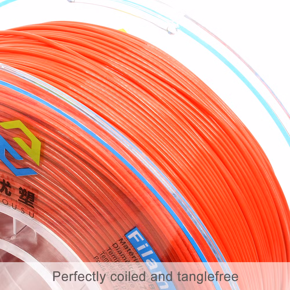 Imported USA Raw Materials Factory Wholesale Alcohol Polishing High Gloss 3D Printing PVB Filament 3D Printers Shiny Finish Materails Transparent PVB Filament