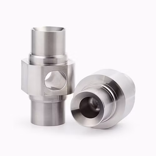 Custom Made Metal Anodized CNC Machining Turning Gear Flange Solvent Trap Kit