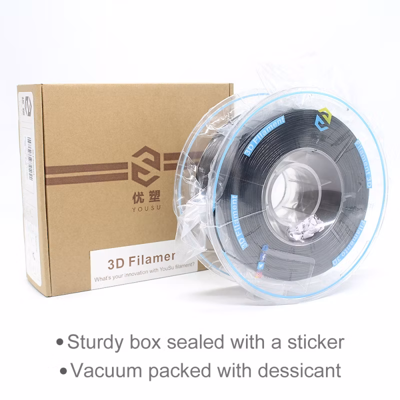 Fast Delivery Customized PETG 3D Printers Filament Supplies with Great Price Black 3D Filamento