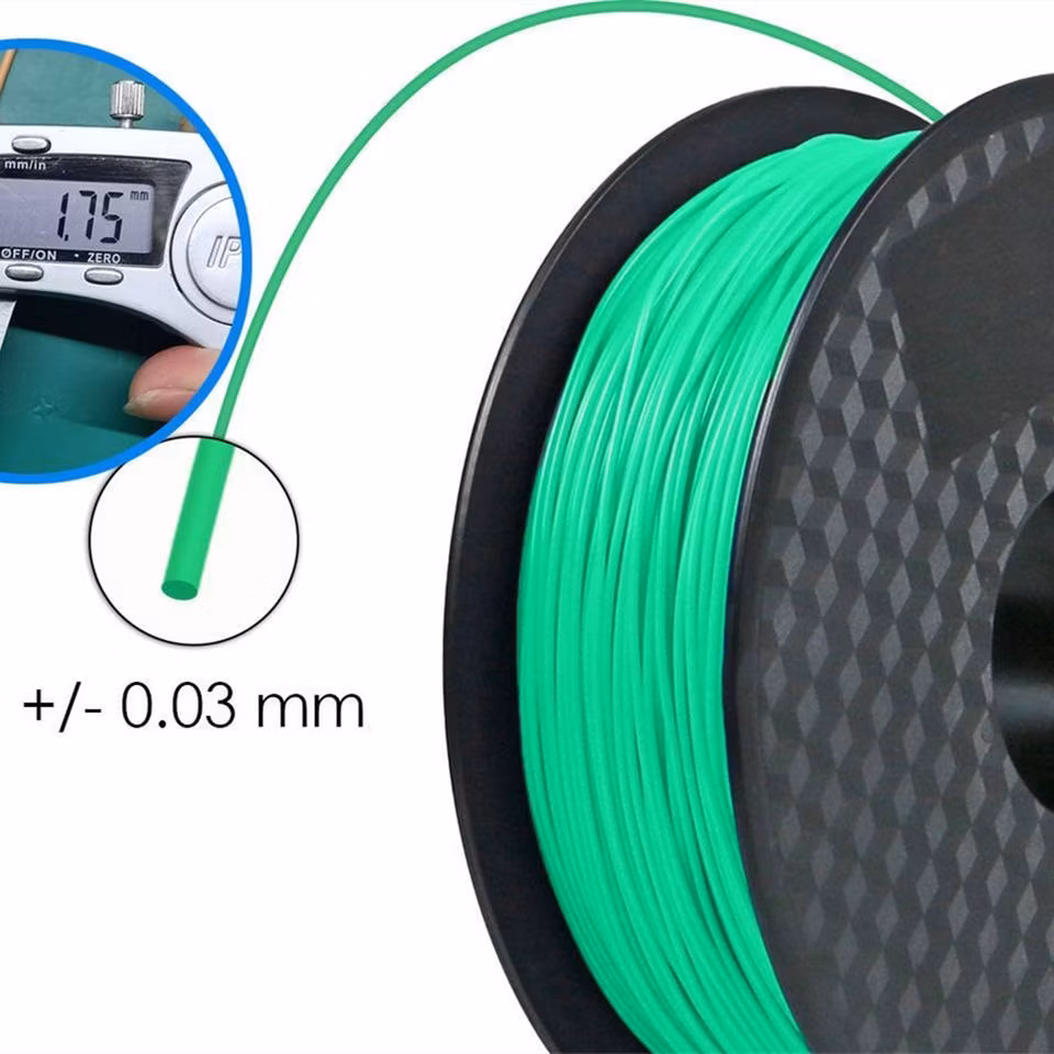 General Application Safe & Sustainable 3D Printers PLA Filament Dimensional Accuracy 3D PLA Green 1.75mm 2.85mm 3D Filament 1kg