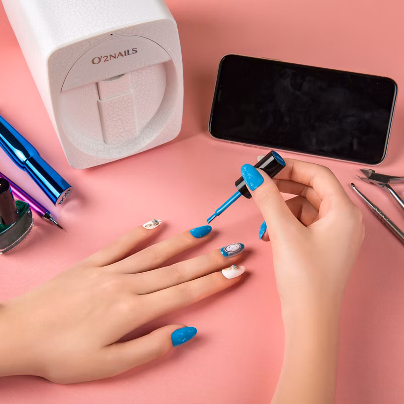 2022 Best Selling Portable Nail Printer M1 Digital Nail Art Printer Machine Print Images on Finger Nails