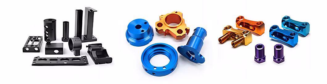 Factory Price Customized Rapid Prototype Metal Fabrication CNC Machining Machinery Parts of Anodized Aluminium