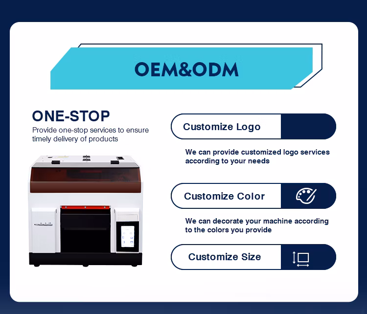 Hot Sale A4 6-Color Multifunctional UV Printer with L800 L805 Heads for Phone Case ID Card 3D Printer
