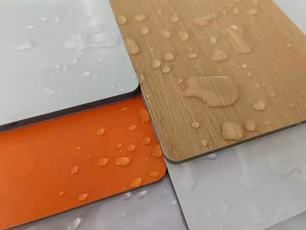 Pluswin Factory Wholesale PVC Laminated Foam Board Metal Marble Wood Cuostom for Furniture