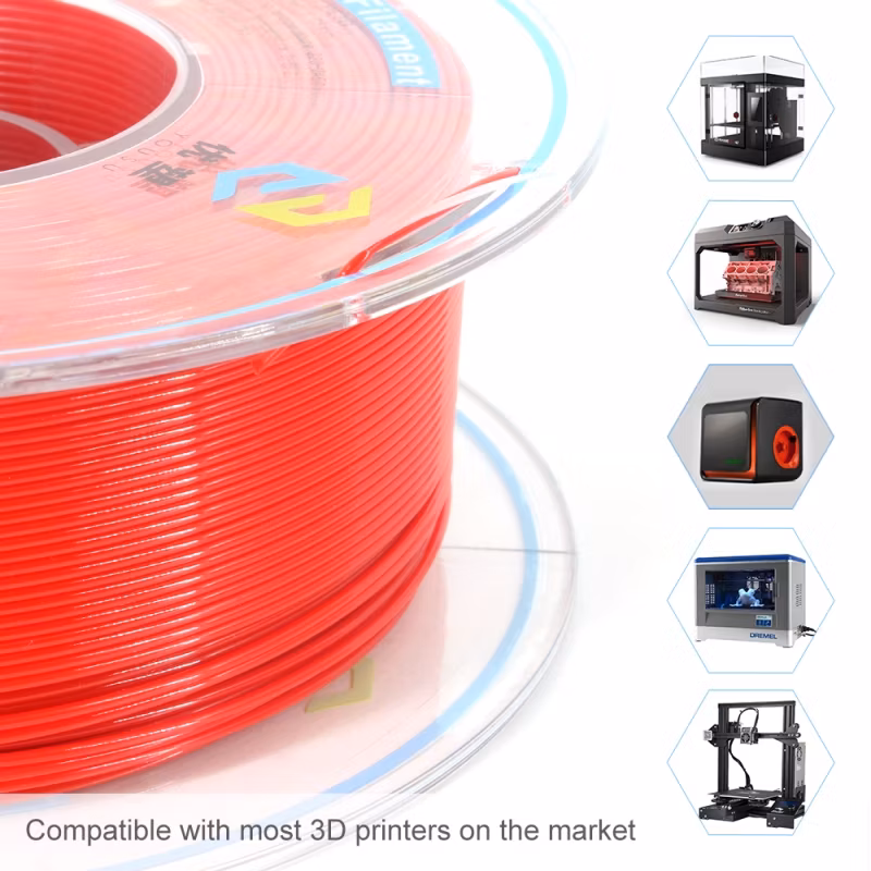 Fast Delivery Customized PETG 3D Printers Filament Supplies with Great Price Black 3D Filamento