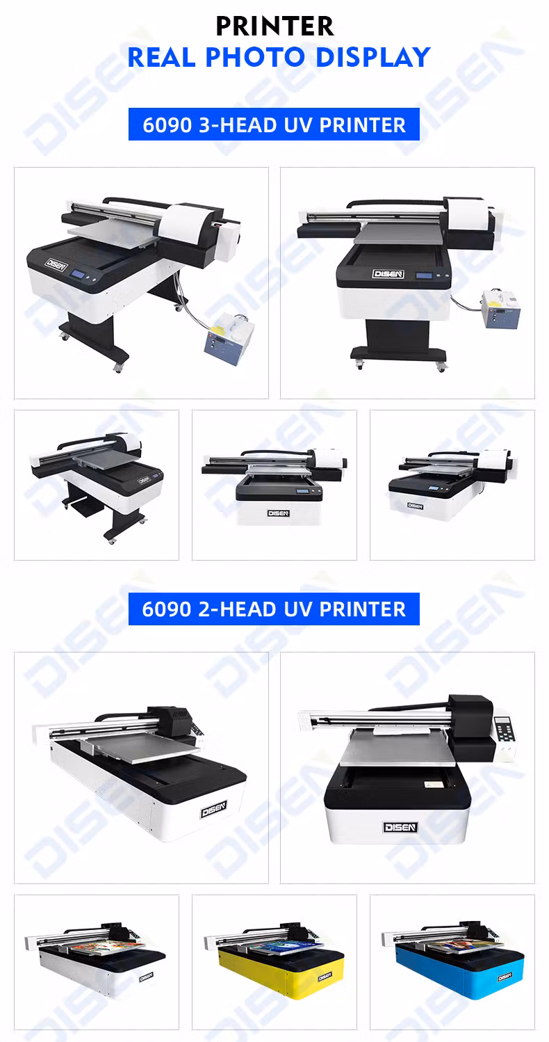 High Speed Small 6090 3D Wall Printing Machine Mini UV Printer Price in India Bangladesh for PVC ID Card Case Cell Phone