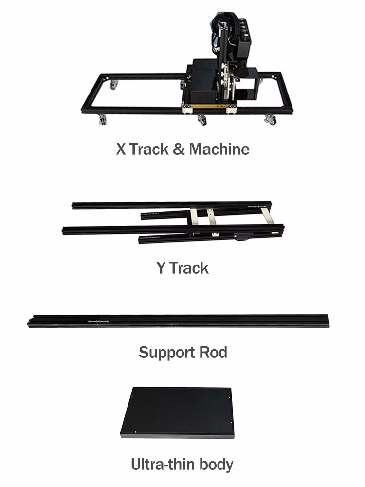 New Model Small Wall Art Printing Machine Direct to Wall Ceramic Glass Outdoor Painting Cmyk 3D 5D UV Vertical Wall Printer