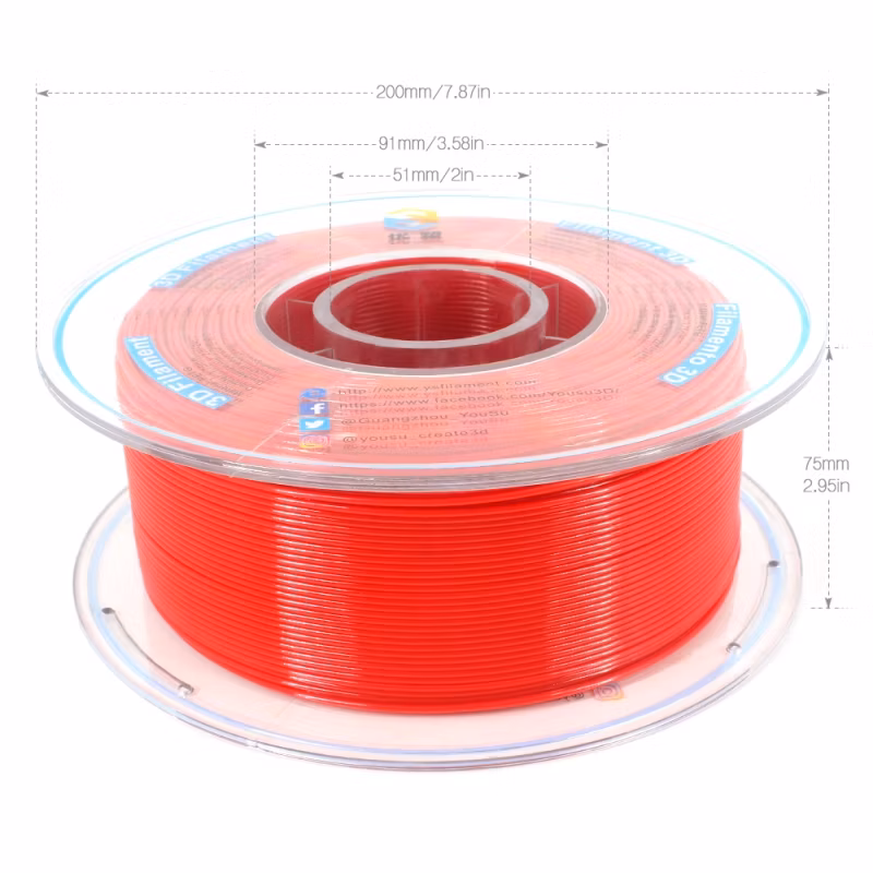 Fast Delivery Customized PETG 3D Printers Filament Supplies with Great Price Black 3D Filamento