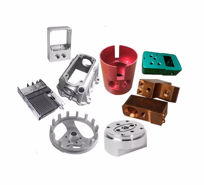 Custom Made Metal Anodized CNC Machining Turning Gear Flange Solvent Trap Kit