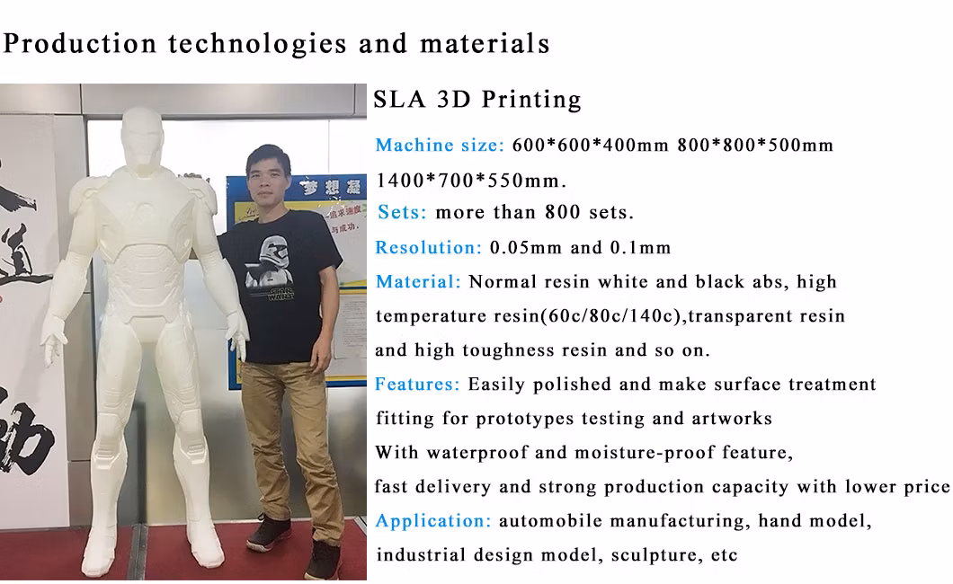 3D Printing Custom Resin ABS Prototype 3D Printing Resin Figurine Rapid Prototyping Service