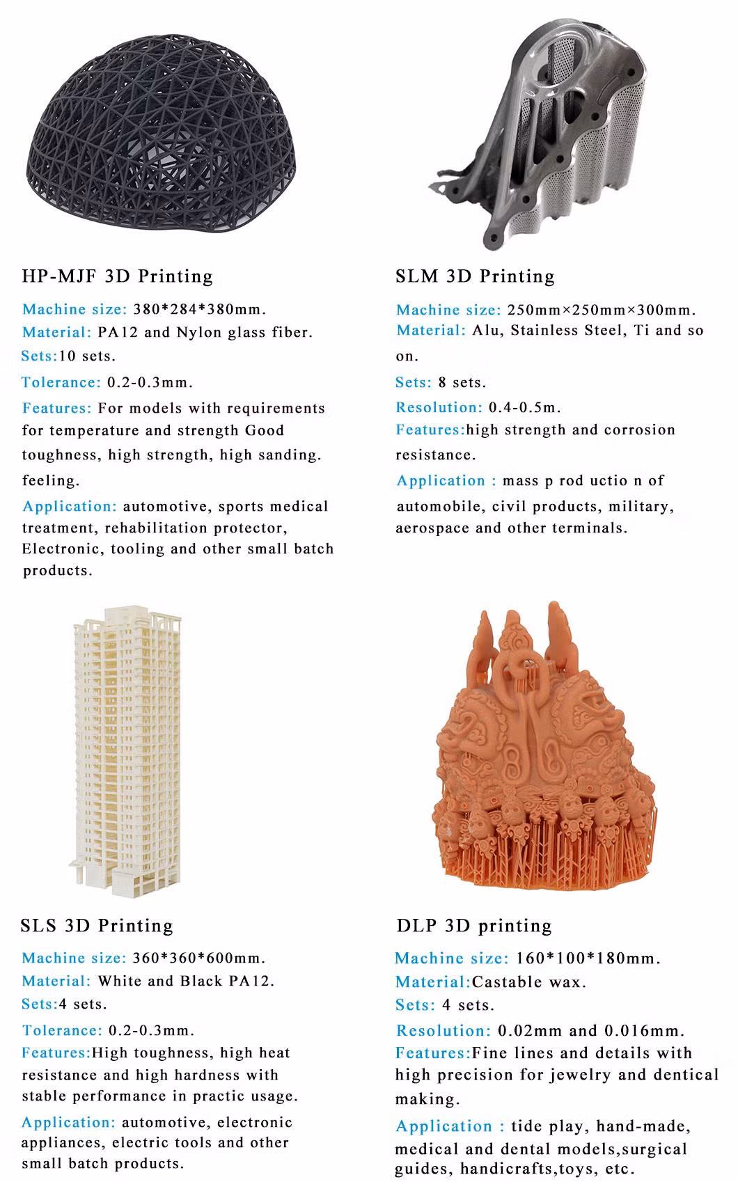 3D Printing Custom Resin ABS Prototype 3D Printing Resin Figurine Rapid Prototyping Service