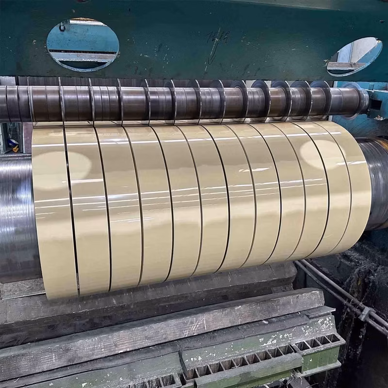 Alloy3105 0.25*173mm Anti-Scratch PE Colored Pre-Painted Aluminum Strip for Rolling Shutter Door Curtain Making Purpose