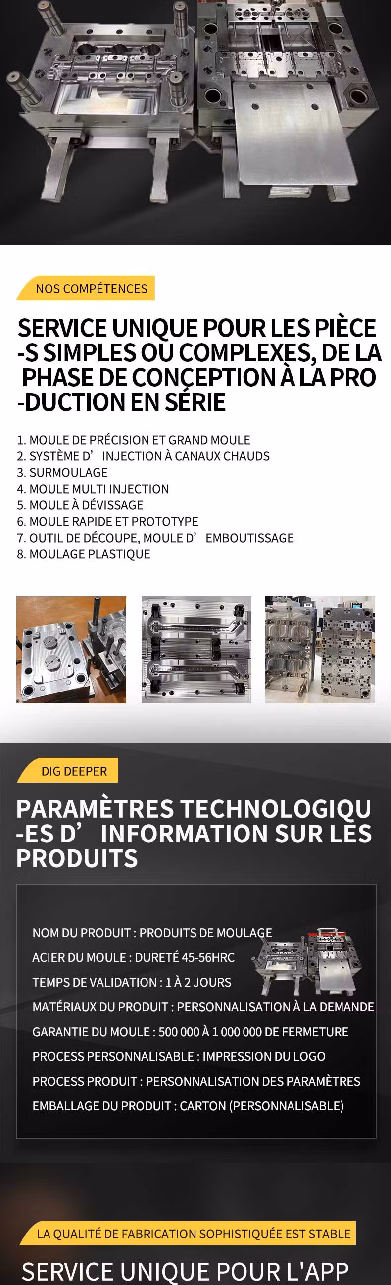 Plastic Product Molds Auto Parts Mould Making Custom Plastic Injection Molding for Medical Parts Plastic Injection Mould