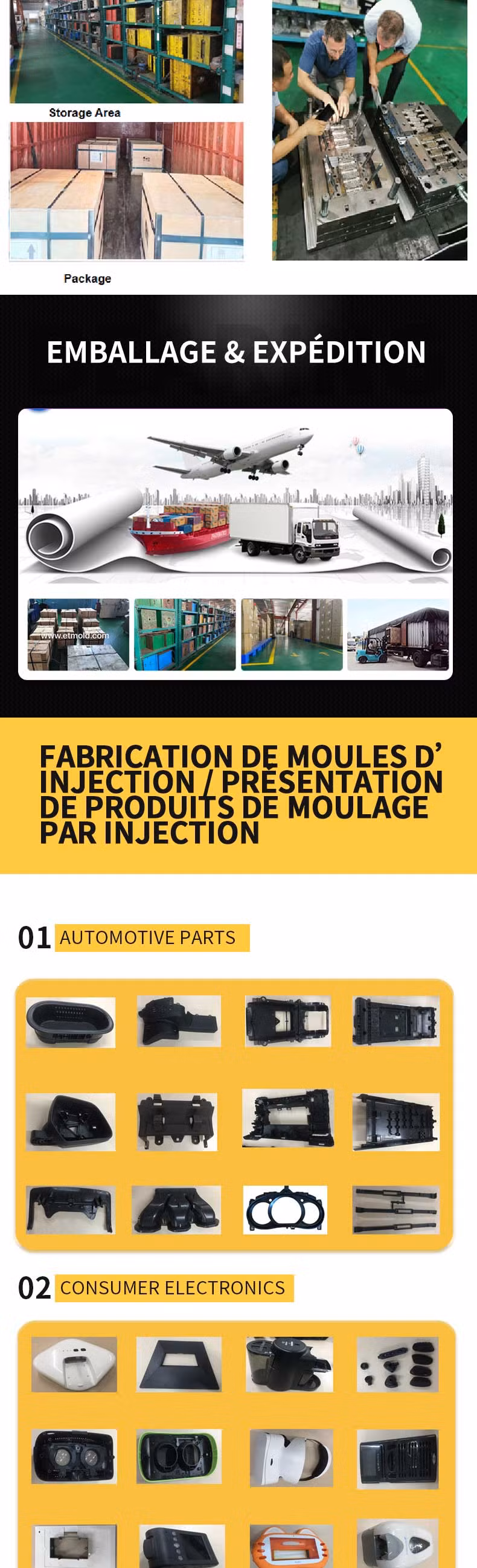 Plastic Product Molds Auto Parts Mould Making Custom Plastic Injection Molding for Medical Parts Plastic Injection Mould
