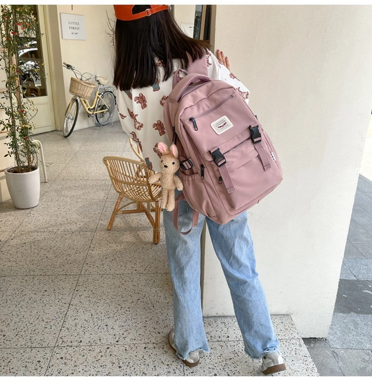 Japanese Minimalist Instagram Backpack for Women with Large Capacity, High School Student Backpack, Computer Backpack