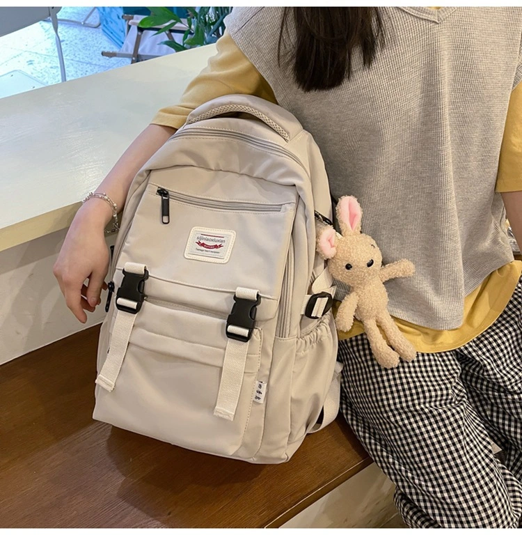 Japanese Minimalist Instagram Backpack for Women with Large Capacity, High School Student Backpack, Computer Backpack