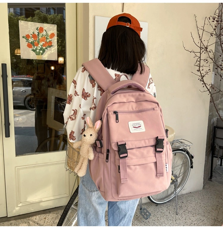Japanese Minimalist Instagram Backpack for Women with Large Capacity, High School Student Backpack, Computer Backpack