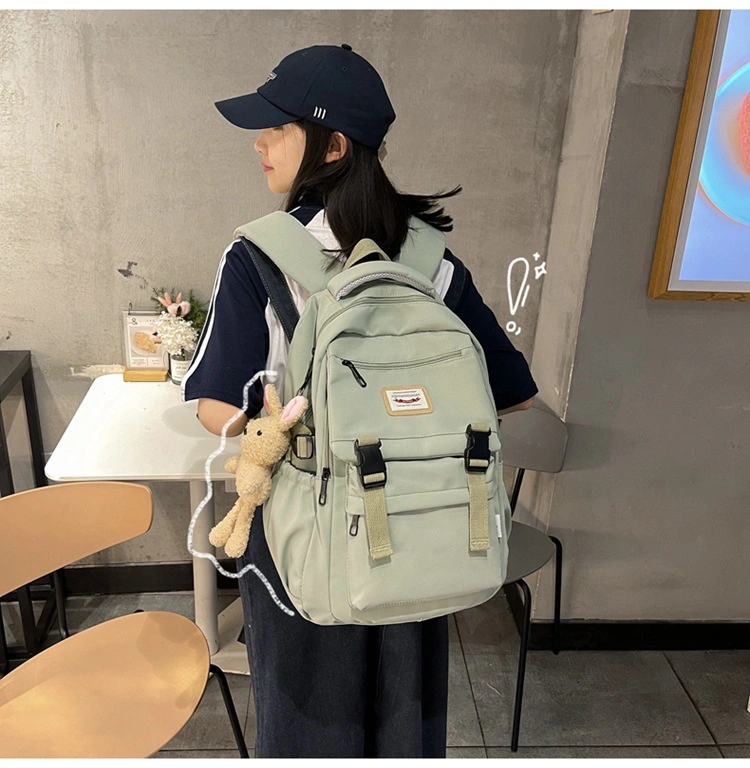 Japanese Minimalist Instagram Backpack for Women with Large Capacity, High School Student Backpack, Computer Backpack