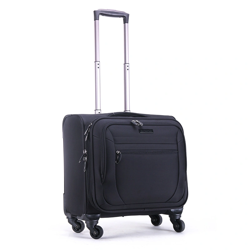 16 Inches Oxford Wheeled Trolley Luggage Leisure Business Travel Laptop Computer Notebook Suitcase Case Bag with USB Port (CY9917)