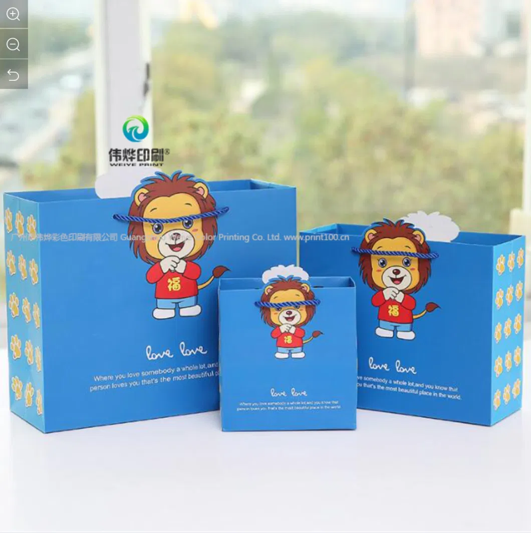 Factory OEM Stylish Bespoke Shopping Packaging Gift Paper Bag