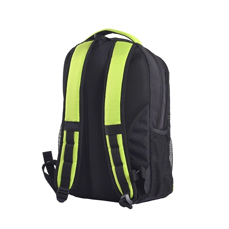 Casual Backpack 18&quot;, Black and Green