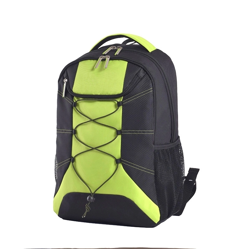 Casual Backpack 18&quot;, Black and Green