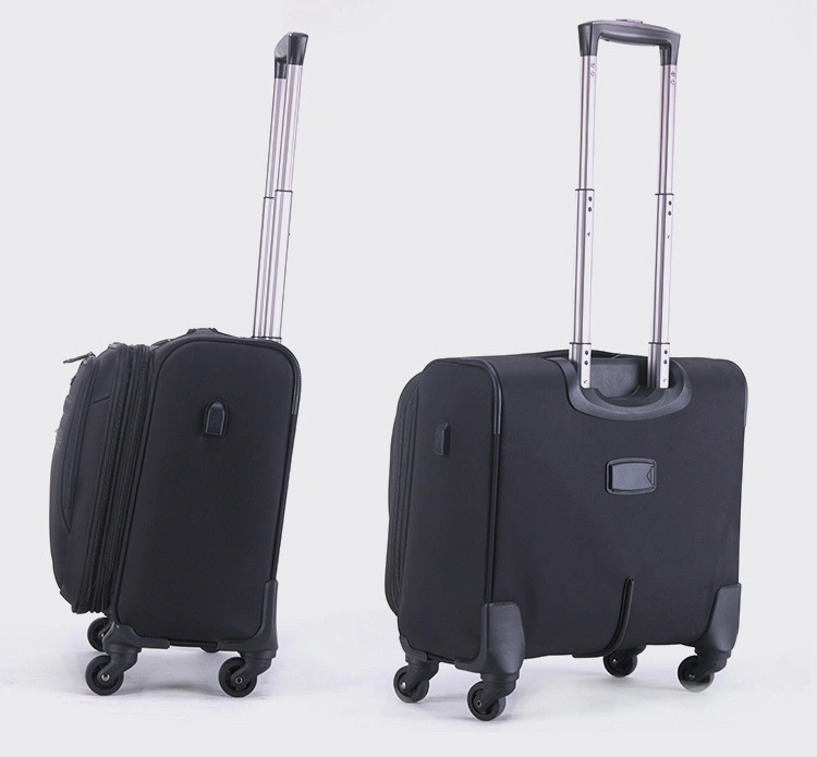 16 Inches Oxford Wheeled Trolley Luggage Leisure Business Travel Laptop Computer Notebook Suitcase Case Bag with USB Port (CY9917)