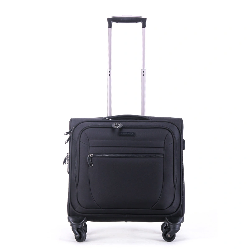 16 Inches Oxford Wheeled Trolley Luggage Leisure Business Travel Laptop Computer Notebook Suitcase Case Bag with USB Port (CY9917)