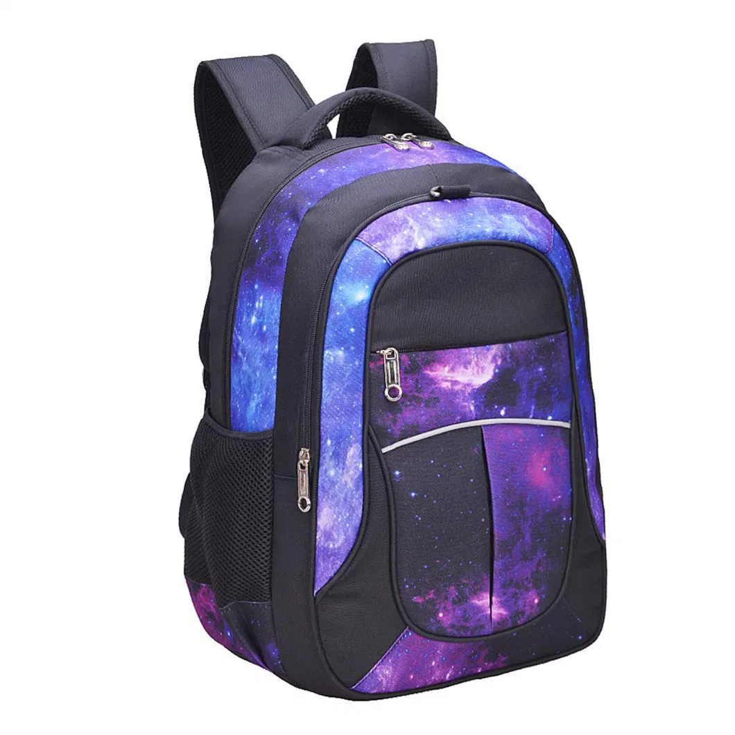 Hot Sale Fashion Galaxy Printed School Backpack Cute Student Bag for Girl Boy OEM ODM Factory