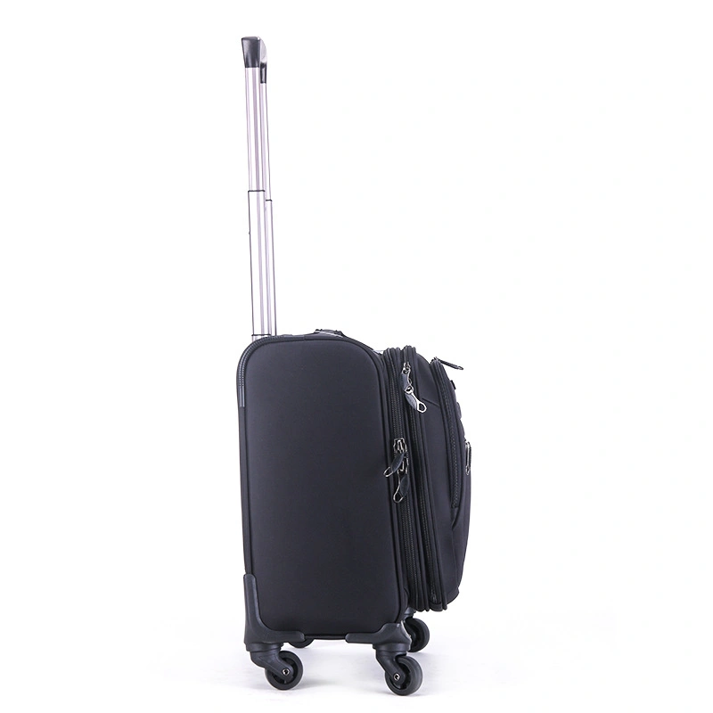 16 Inches Oxford Wheeled Trolley Luggage Leisure Business Travel Laptop Computer Notebook Suitcase Case Bag with USB Port (CY9917)