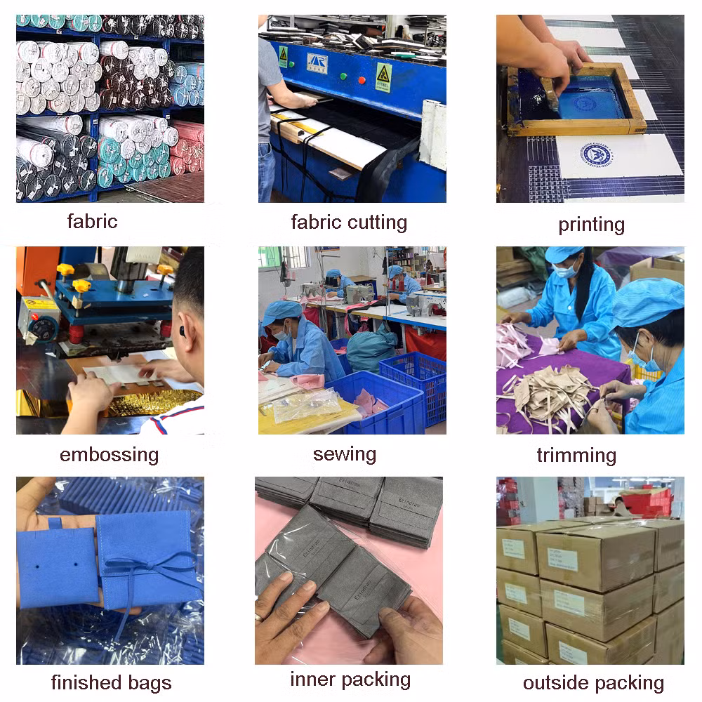 Silk Satin Drawstring Bag for Gift Jewelry Package Polyester Satin Drawstring Pouches Wholesale