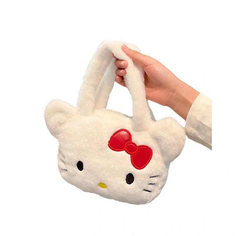 2023 New Hello Kitty Cute Doll Crossbody Bag Plush Bag Promotional Gift