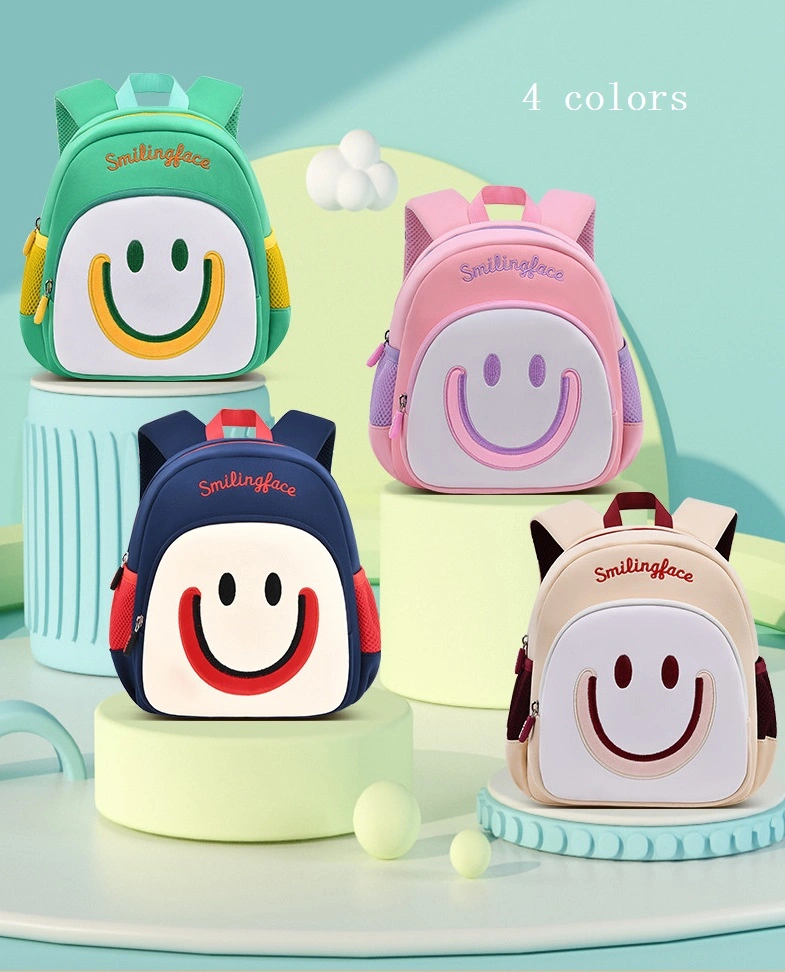 Mochilas Customized Wholesale Cute Cartoon Kid School Bag Breathable Material Preschool Nursery Backpack