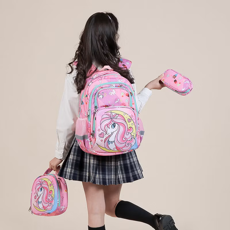 Unicorn 2024 Recycled Waterproof Girls School Bag Set Backpack