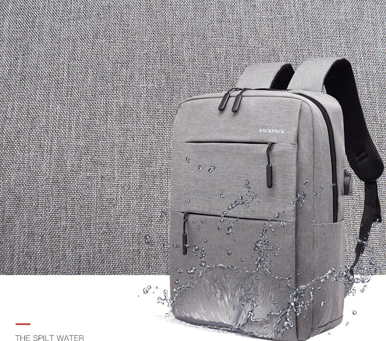 Durable Waterproof Business Backpack Ordinary Computer Backpack with USB