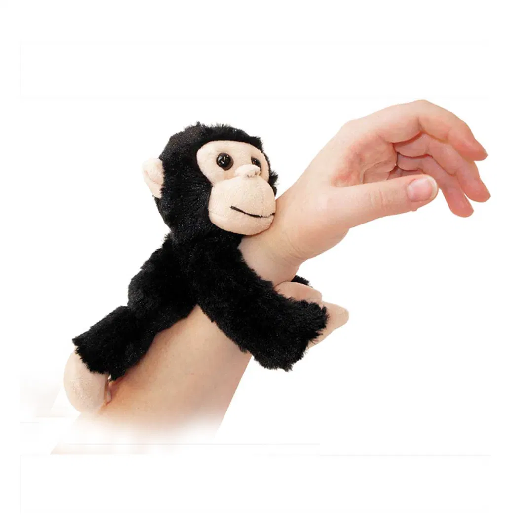 Plush Chimp Monkey Huggers Stuffed Toys Animal Bracelets - 8&prime;&prime;