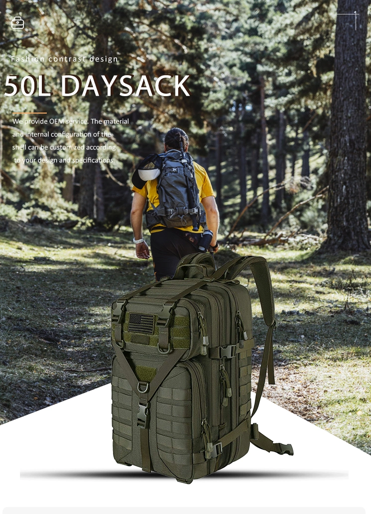 Hiking Backpack Waterproof Oxford Durable Tactical Bag Combat Backpacks