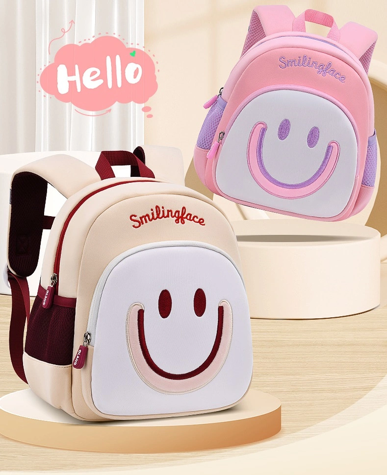 Mochilas Customized Wholesale Cute Cartoon Kid School Bag Breathable Material Preschool Nursery Backpack