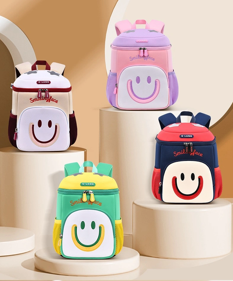 Mochilas Customized Wholesale Cute Cartoon Kid School Bag Breathable Material Preschool Nursery Backpack