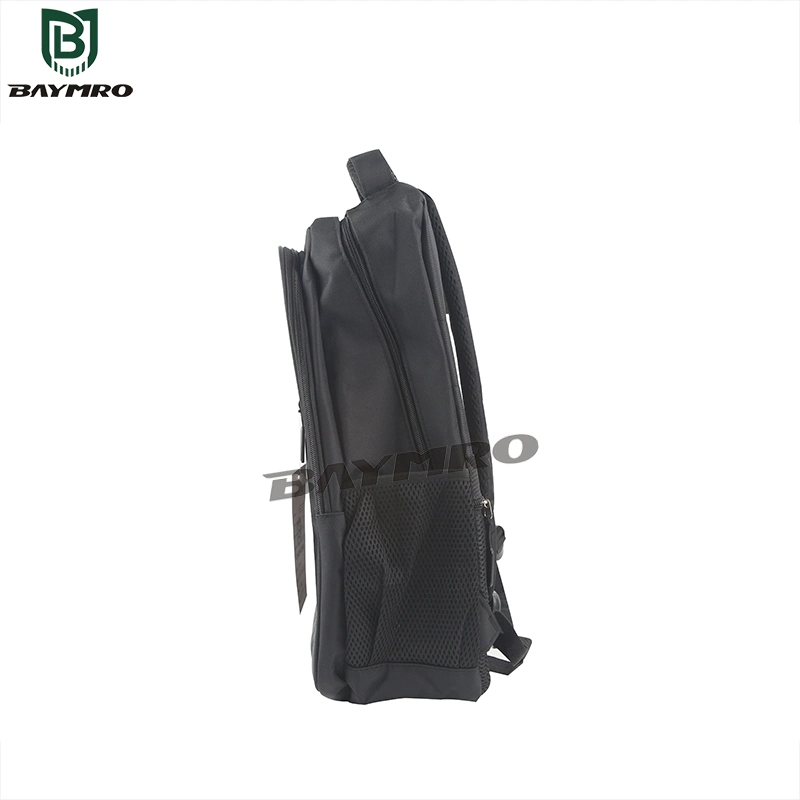 PPE Supplier Black Multi-Pocket Zipper Customizable Logo Shoulder Bag