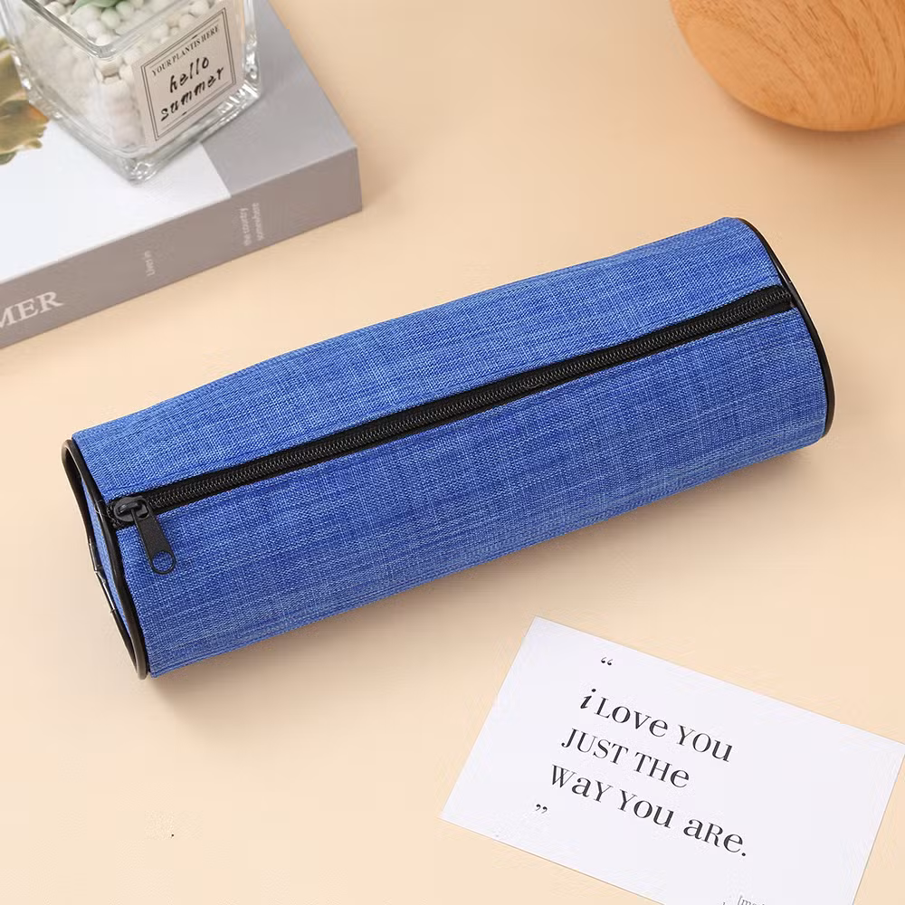 Oxford Fabric Pencil Case Simple Stylish Multifunctional Stationery Bag for Student and Office for Gift Wholesale