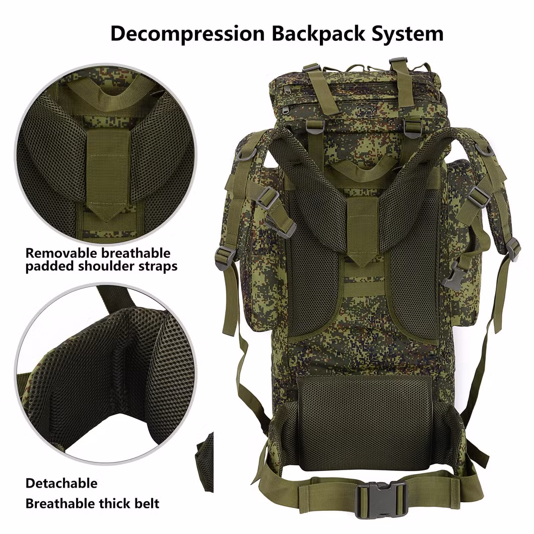 Large Capacity Mountaineering Bag for Rugged Outdoor Travel and Activities
