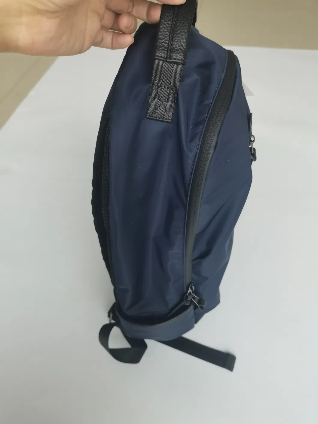 Wholesale Backpack Men&prime;s Leisure Travel Multi Function Computer Backpack Minimalism Nylon Student School Bag with Logo